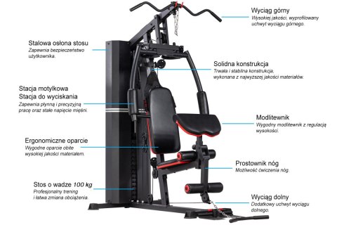 Atlas do ćwiczeń Sonifit Nevada Pro 100 Kg