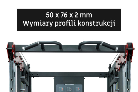 Atlas do ćwiczeń Suwnica Smitha Sonifit Tytan Pro Tag 144kg