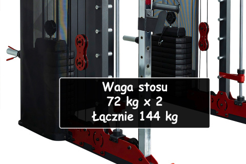 Atlas do ćwiczeń Suwnica Smitha Sonifit Tytan Pro Tag 144kg