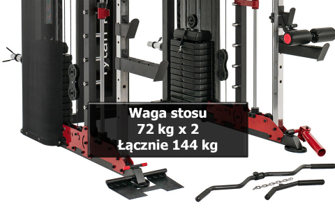 Atlas do ćwiczeń Suwnica Smitha Sonifit Tytan Pro Tag 144kg