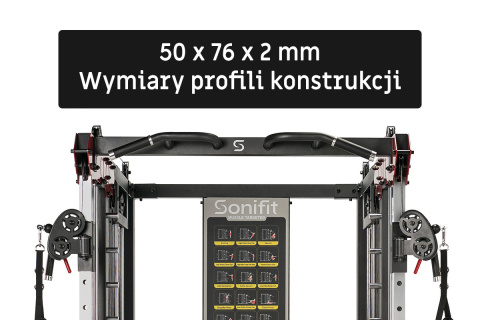 Atlas do ćwiczeń Suwnica Smitha Sonifit Tytan Pro Tag 144kg