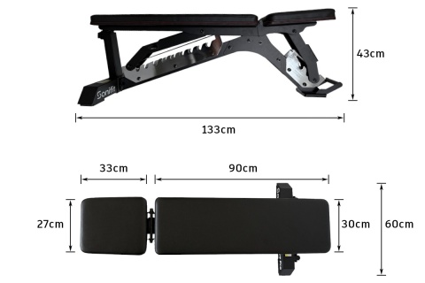 Ławka do ćwiczeń Sonifit Force Pro Ławka do ćwiczeń Sonifit Force Pro