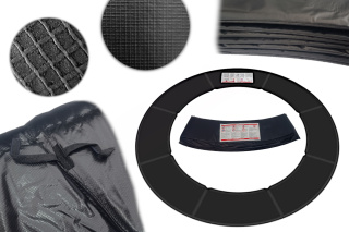 Osłona na sprężyny do Trampoliny SoniFit 12ft (366cm) Czarna