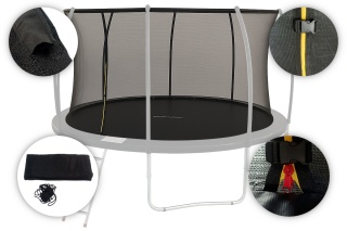 Siatka wewnętrzna do trampoliny Sonifit FIGS V2 12ft 366cm (wys. 180cm)