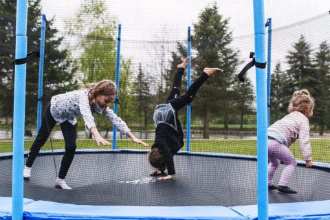 Trampolina ogrodowa SoniFit PRO 10Ft (305cm, 4 podwójne nogi)