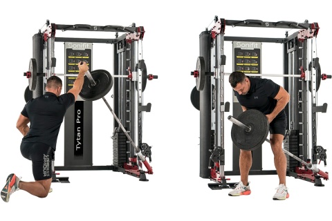 Atlas do ćwiczeń Suwnica Smitha Sonifit Tytan Pro Tag 144kg